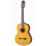 Yamaha CG162S Classical Guitar - Nylon acoustic; solid Engelmann spruce top, ovangkol back and sides, rosewood fingerboard; Natural
