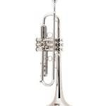 LT190S1B Bach Stradivarius Professional Bb Trumpet 190 Series Bronze Lightweight Bell - Silver Plated