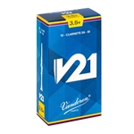 CR8035 Vandoren Bb Clarinet V21 Reeds Strength #3.5; Box of 10