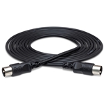 Hosa MID-305BK MIDI Cable, 5-pin DIN to Same, 5 ft