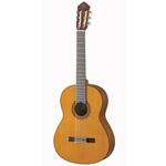 Yamaha CG162C Nylon acoustic; solid cedar top, ovankol back and sides, rosewood fingerboard; Natural