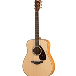 Yamaha FG840 Folk guitar; solid Sitka spruce top, flame maple back and sides, die-cast chrome tuners; Natural