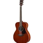 Yamaha FS850 Small body, folk guitar; solid mahogany top, mahogany back and sides, die-cast chrome tuners; Natural