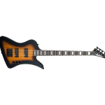 Jackson 2919091598 JS Series Kelly™ Bird Bass IV JS2, Amaranth Fingerboard, Tobacco Burst