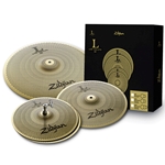 Zildjian LV348 L80 Low Volume Cymbal Pack – 13, 14, 18"