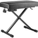 KB200B Hercules EZ height adjustable keyboard bench