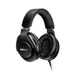 Shure SRH440 Professional Studio Headphone, Detachable Cable, Threaded ¼"Gold Plated Adapter, Carrying Bag