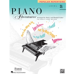 LEVEL 3A – FABER POPULAR REPERTOIRE BOOK Piano Adventures®