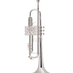 LR180S72 Bach Stradivarius Professional Trumpet 72 Bell - Silver Plated with Reversed Leadpipe