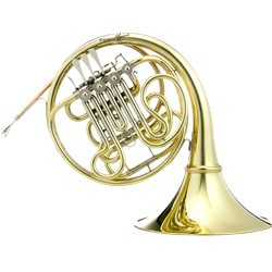 Hans Hoyer HHG10L2A-1-0 G10 Professional Double Horn - Geyer Wrap with String Linkage