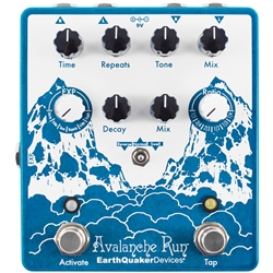 EarthQuaker Devices EQDAVALV2USA Avalanche Run Stereo Delay & Reverb with Tap Tempo V2