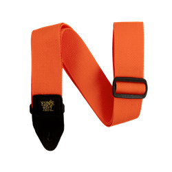 Ernie Ball P05353 Orange & Black Polypro Guitar Strap