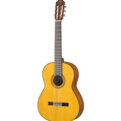 Yamaha Classical Guitar - CG142SH Nylon acoustic; solid Engelmann spruce top, nato back and sides, rosewood fingerboard, lower action; Natural