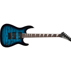 Jackson 2910211586 JS Series Dinky® JS20 DKQ 2PT, Amaranth Fingerboard, Transparent Blue Burst