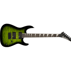 Jackson 2910211587 JS Series Dinky® JS20 DKQ 2PT, Amaranth Fingerboard, Transparent Green Burst