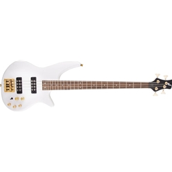 Jackson 2919926576 JS Series Spectra Bass JS3, Laurel Fingerboard, Snow White
