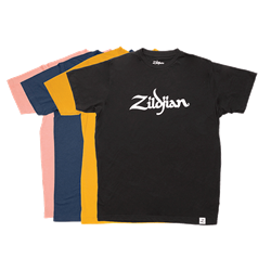 T3012 Zildjian Classic Logo Tee, Black – Large