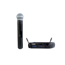 Shure PGXD24/SM58
Includes PGXD2/SM58 Handheld Transmitter with SM58