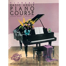 ALFREDS BASIC ADULT PIANO COURSE LESSON BOOK 1