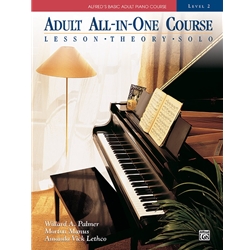 Alfred's Adult All-In-One Piano w/CD Level 2