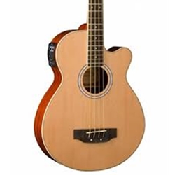 AB5K-A-U Washburn Acoustic Bass - Natural