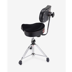 9608MB Gibraltar Adjustable Backrest Oversized Motorcycle Seat Throne