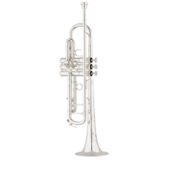 S.E. Shires TRA Shires Custom Series Professional Silver-Plated Trumpet